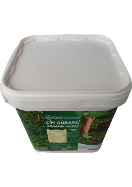 Çim İçin Organik Gübre - Sertifikalı - Kök Geliştirici - Toprak Düzenleyici - Bitki Besleyici - 5 Litre modelleri
