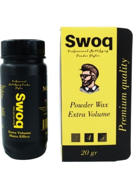 Saç Şekillendirici Pudra Wax No:2 & Bin7 Profesyonel Saç Fırçası