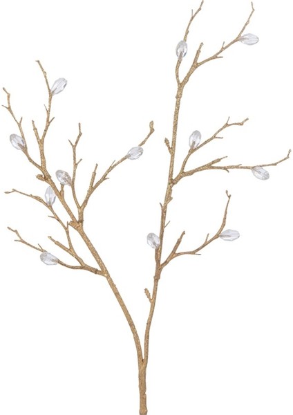 Gold Taşlı Dal / 49 cm