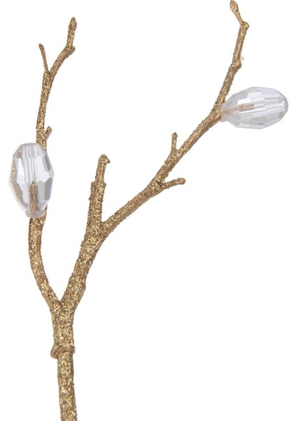 Gold Taşlı Dal / 49 cm