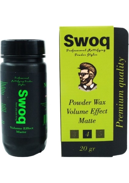 Saç Şekillendirici Pudra Wax No:1 20GR X2 Adet & Şekil Tarağı