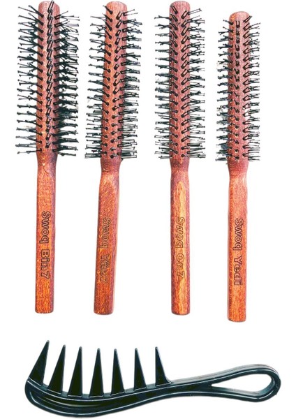 4lü Fırça Set & 3x Adet Saç Şekillendirici Pudra Wax No:1 20GR fiyatları