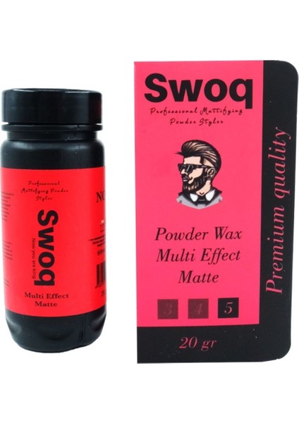 Saç Şekillendirici Pudra Wax No:3 20 gr X3ADET