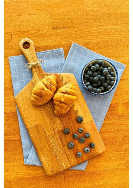 Ahşap Kayın Ağacı Kesme ve Sunum Tahtası 40x19 cm, dayanıklı ve şık tasarım