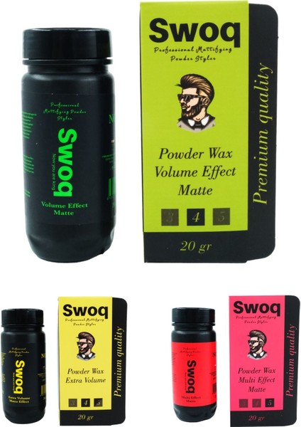 Saç Şekillendirici Pudra Wax Çeşitleri 20gr