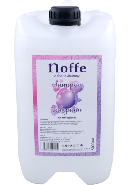 Şampuan 5000ML X4 Adet Noffe Saç Kremi 5000ML X2 Adet