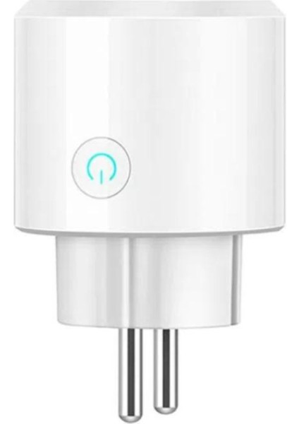 Mini Elektrik Wifi Akıllı Priz Soket Duvar Çok Uzaktan Kumanda Akıllı Yaşam Beyaz