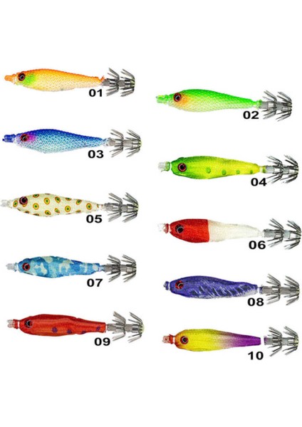 Soft Squid 7cm Silikon Kalamar Zokası 08-Standart