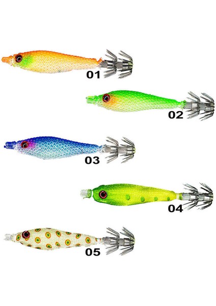 Soft Squid 7cm Silikon Kalamar Zokası 08-Standart