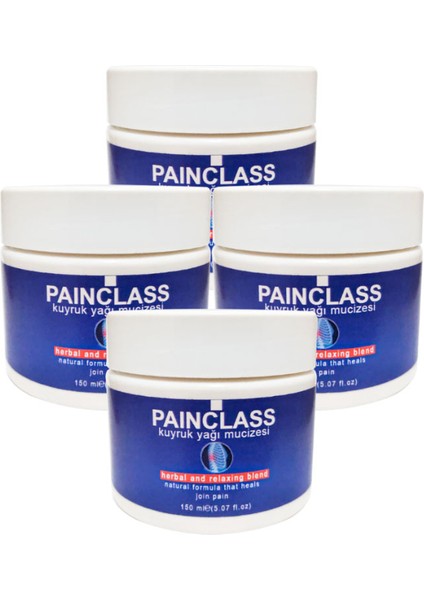 Painclass HZNKS050 4tane 150 ml Büyük Boy Kuyruk Yağı Kremi Pain Cream Ağ Rılara Krem