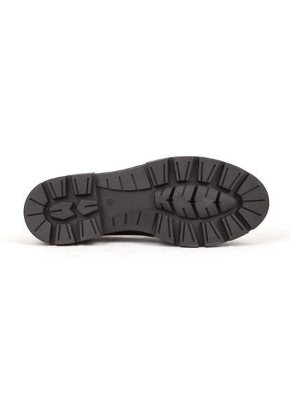 Kadın Loafer Kalın Taban Tokalı Makosen Ayakkabı Br 44282 Siyah fırsatları