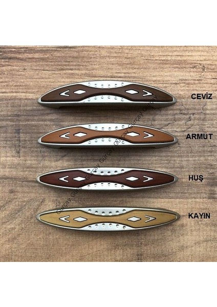 Plastik Ahşap Desenli Kulp Ber 96MM (2 Adet) Kayın
