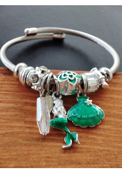 Kadın 316 L Charmlı Paslanmaz Çelik Pandora Bileklik fiyatları