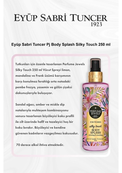 Pj Body Splash Silky Touch 250 ml 5 Al 4 Öde ve Rosie Pamuk fiyatları