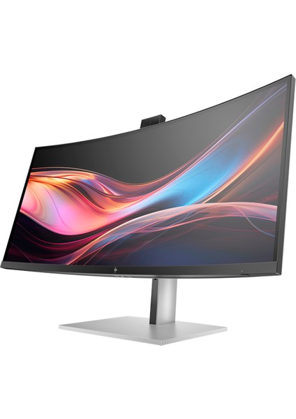 Hp 734PM 8K157AA 34 5ms 120Hz Wqhd 3440X1440 HDMI Type-C Dp USB Rj-45 Hoparlör Kamera Kavisli IPS LED Video Konferans Monitör 