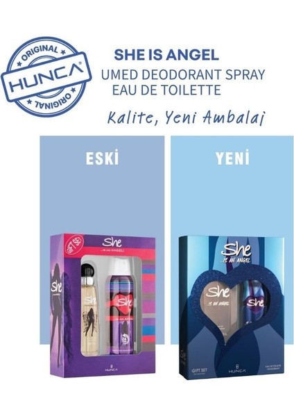 Angel Kadın Parfüm Seti EDT 50 ml + Deodorant 150 ml