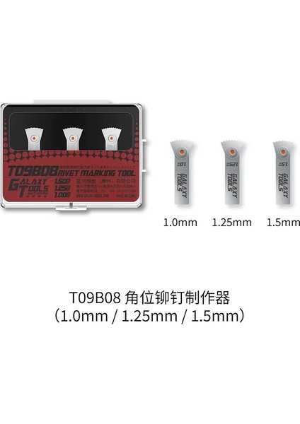 Ölçekli Modelleme Için Perçin Yapma Aleti Köşe / Perçin Işaretleme Aleti - T09B08