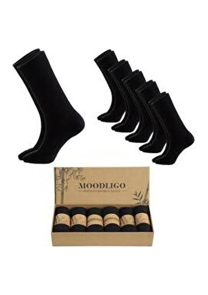 Moodligo 6 Lı Premıum Bambu Soket Çorap