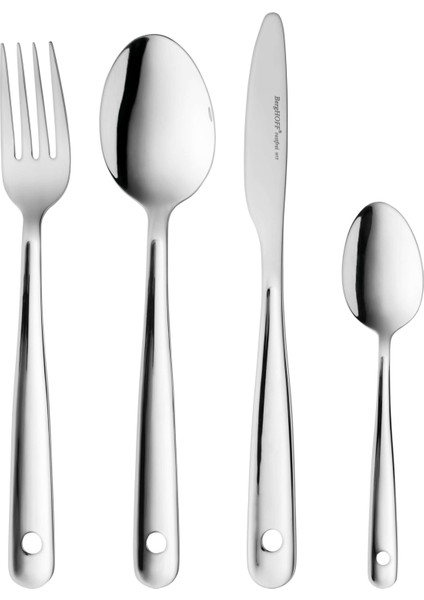 Essentials 18/10 Paslanmaz Çelik Alteo 25 Parça Çatal Kaşık Bıçak Seti 6 Kişilik