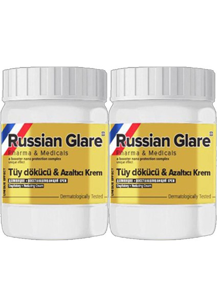 Rushian Glare Tüylere Krem ASLH90315 Nano 2li x 50 ml Rusmerhemi ASLH90316