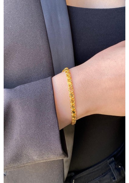 14 Ayar Altın Ince Pullu 3 mm Zincir Bileklik fiyatları