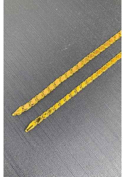 14 Ayar Altın Ince Pullu 3 mm Zincir Bileklik indirimleri