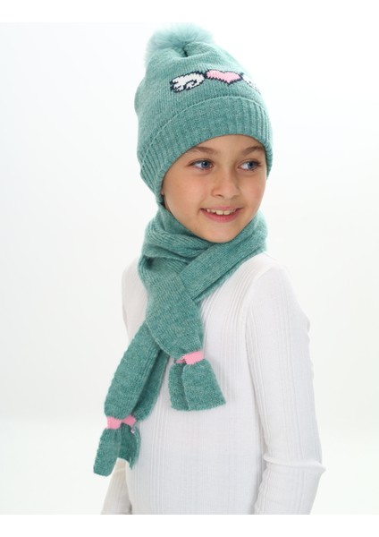 Kız Çocuk Bere Atkı Takım 4-10 Yaş modelleri