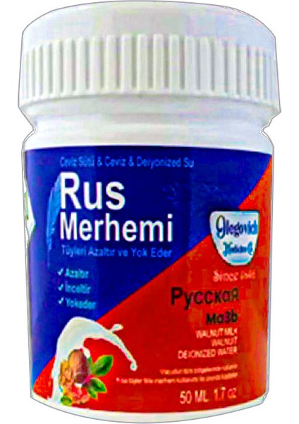 Glgn Blue Rus Merhemi 50 ml Tüylere Krem Aslh90024