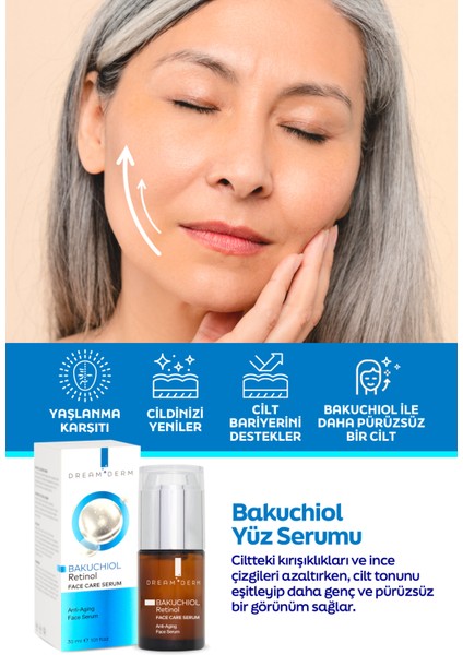 Bakuchiol (Retinol) Yüz Serumu 30 ml
