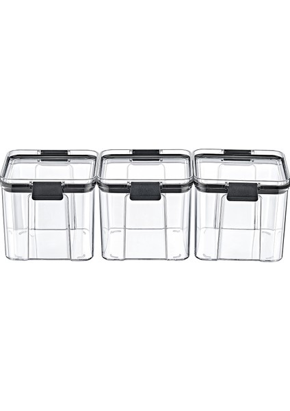 Kilitli Saklama Kabı 3'LÜ-700 ml