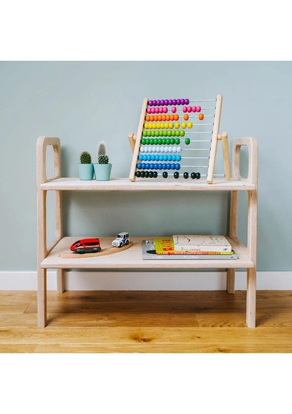 Favola, Montessori Ahşap Çocuk Kitaplığı, 75 x 65, Natural Renk, CPT4770-75 fiyatları