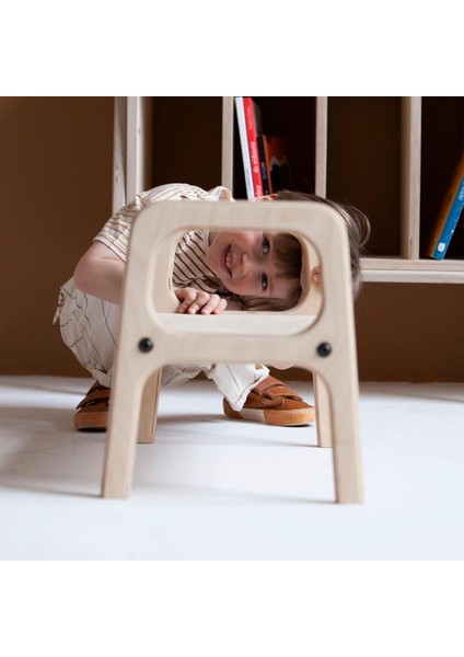 Denizatı Montessori Ahşap Çocuk Taburesi 50X32, CPT4771-50 fırsatları
