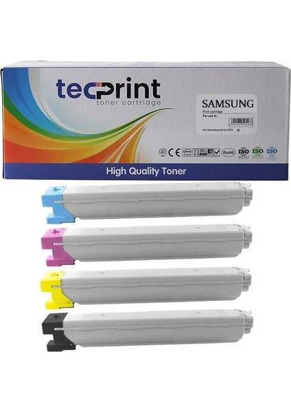 Samsung CLX-9201 Uyumlu CLT-809S 4 Renk (Cmyk) Muadil Toner Seti