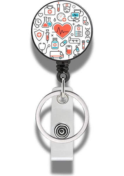 Sağlık Medical Tıp Konseptli Yoyo ve Kart Kabı
