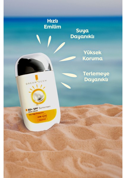 Güneş Kremi - Yüz Için Yüksek Koruyuculu 50 Spf 50 ml fiyatları