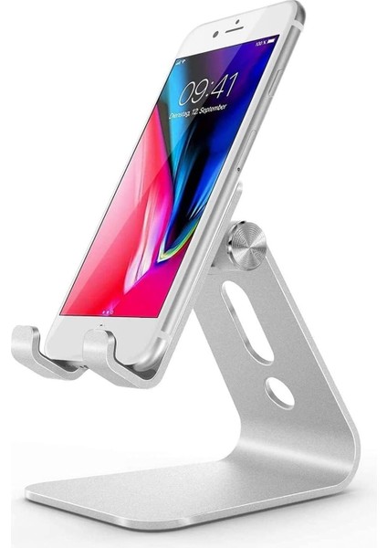 Alüminyum Telefon Standı Tutucu Aşağı Yukarı Hareketli iPhone ile Uyumlu