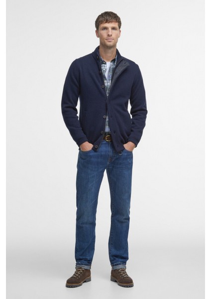 Patch Zip Through Hırka NY91 Navy modelleri