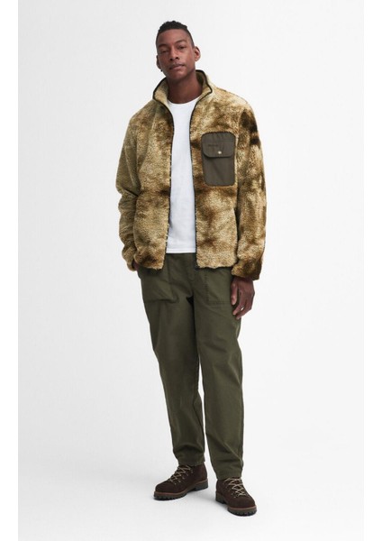 Moor Tie Dye Polar Ceket OL51 Khaki Print modelleri