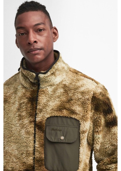 Moor Tie Dye Polar Ceket OL51 Khaki Print indirimleri