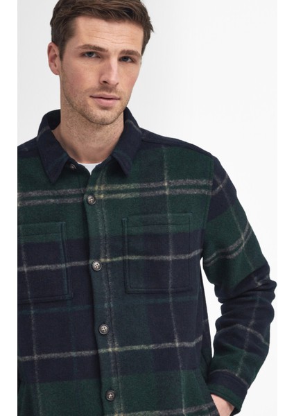 Chapter Tailored Check Gömlek TN23 Green Loch Tartan fırsatları