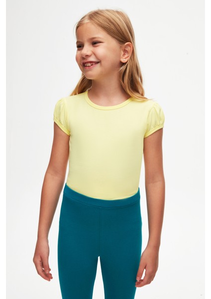 Koyu Petrol Basic Kız Çocuk Yazlık Tayt fiyatları