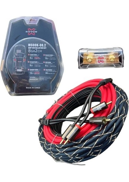 M600K 08.2 Yüksek Performanslı 8ga Tam Bakır Kablo Seti fiyatları