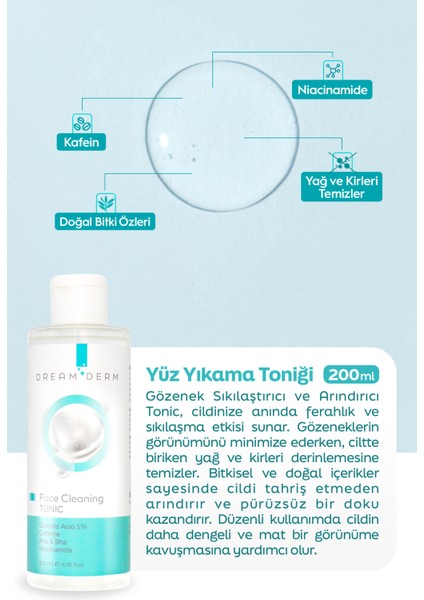 Face Cleaning Tonic - Gözenek Sıkılaştırıcı 200 ml