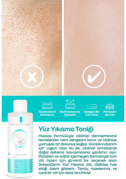 Face Cleaning Tonic - Gözenek Sıkılaştırıcı 200 ml