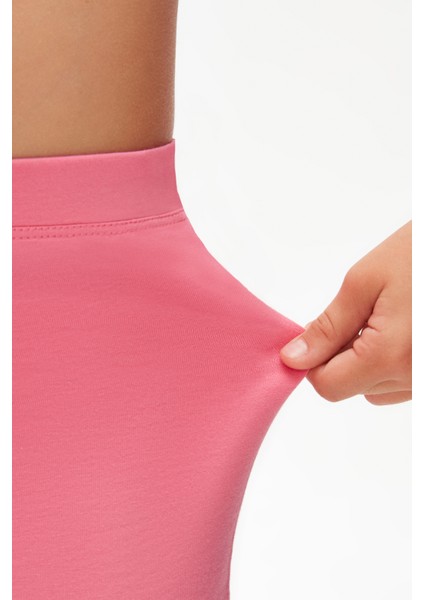 Şeker pembe Basic Kız Çocuk Dans Şort