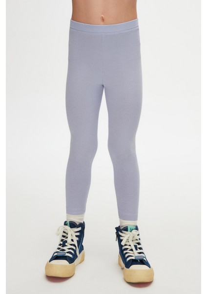 Açık Lila Basic Kız Çocuk Yazlık Tayt fiyatları