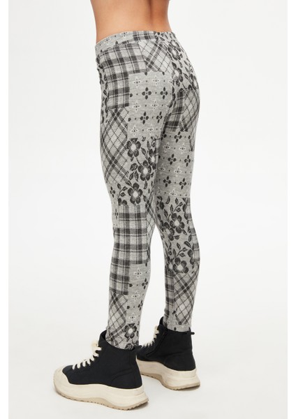 Cranky Kız Çocuk Örme Kışlık Desenli Tayt fırsatları