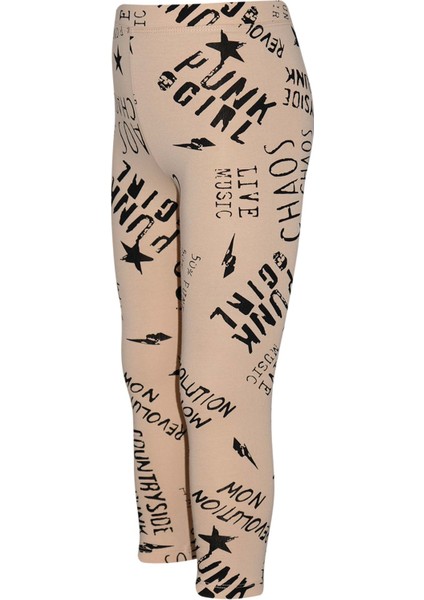 Punk Gırl Kız Çocuk Desenli Yazlık Tayt fiyatları