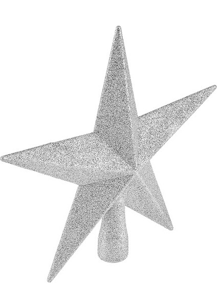 New Year Yılbaşı Yıldız Ağaç Başlığı Silver 21,3X20,3 cm indirimleri