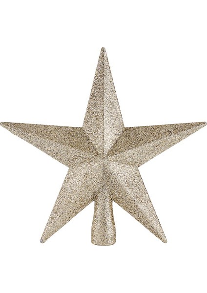 New Year Yılbaşı Yıldız Ağaç Başlığı Gold 21,3X20,3 cm fırsatları